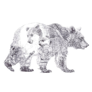 Mummy Bear & Baby Bear L/E Print